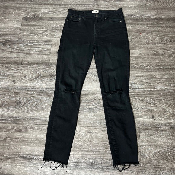 J.Crew Lookout High Rise Skinny Women’s Black Size 27 - Picture 1 of 10